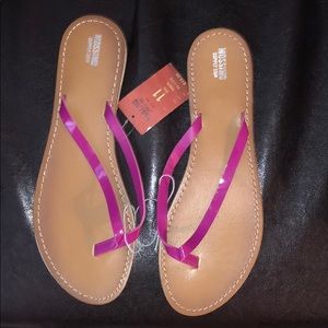 2 pairs of Mossimo 'NWT Olivia' Flip Flops Bundle